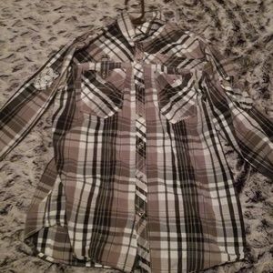 Men's Affliction(by buckle) dress shirt